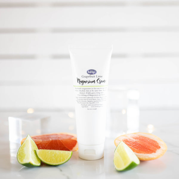 Grapefruit Lime Magnesium Creme Bottles