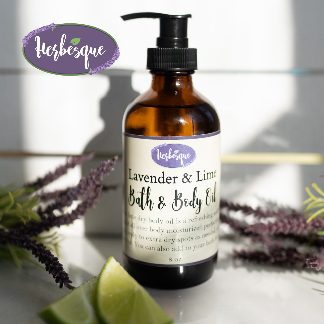 Lavender Lime Bath & Body Oil