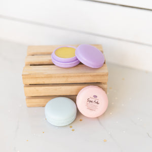 Sugar Cookie Macaron Vegan Lipbalms